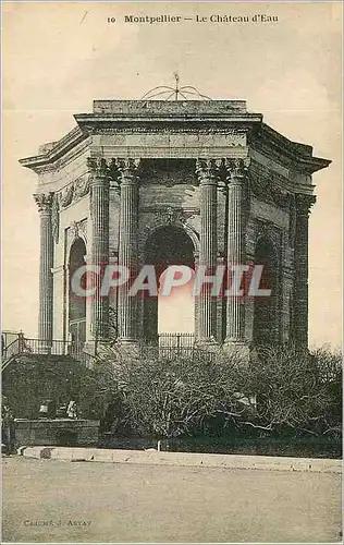 Cartes postales Montpellier le Chateau d'Eau