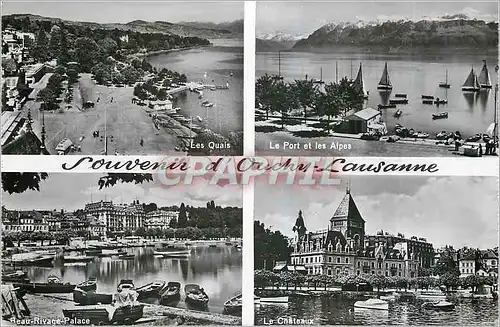 Cartes postales moderne Souvenir d'Ouchy Lausanne