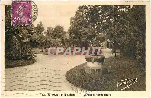 Ansichtskarte AK St Quentin (Aisne) Jardin d'Horticulture