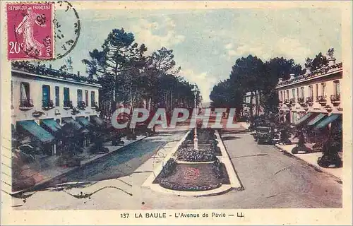 Cartes postales La Baule l'Avenue de Pavie
