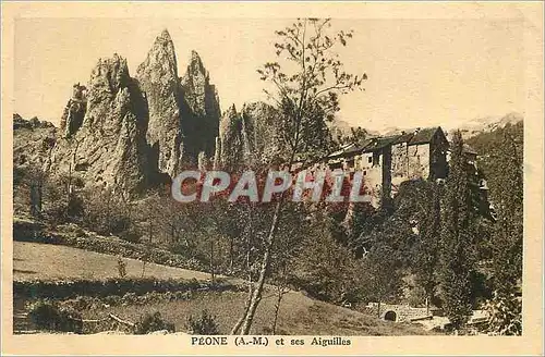 Cartes postales Peone (A M) et ses Aiguilles