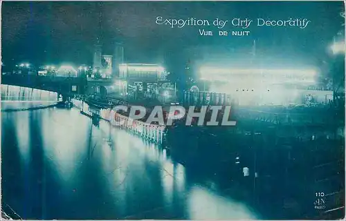 Cartes postales Exposition des Arly Decoratif Vue de Nuit PAris