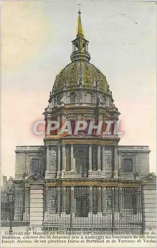 Cartes postales Paris le Dome des Invalides