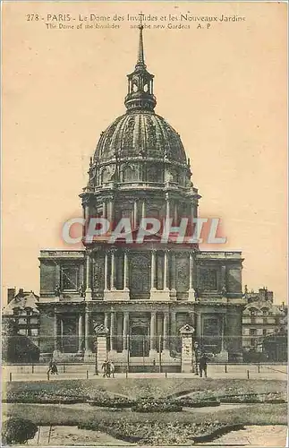Ansichtskarte AK Paris le Dome des Invalides et les Nouveaux Jardins