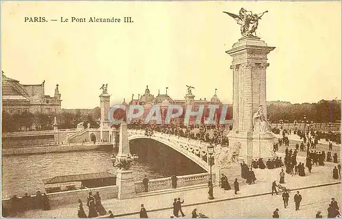 Cartes postales Paris le Pont Alexandre III