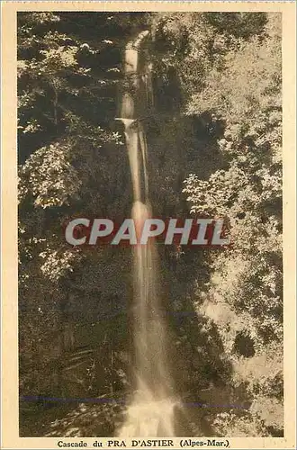 Ansichtskarte AK Cascade du Pra d'Astier (Alpes Mar)