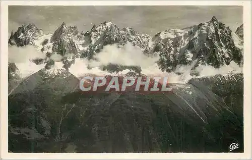 Cartes postales moderne Chamonix Mont Blanc la Chaine des Aiguilles