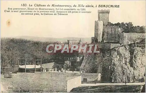 Cartes postales Beaucaire le Chateau de Montmorency du XIIe siecle