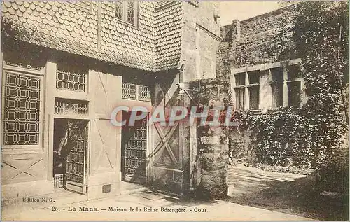 Cartes postales Le Mans Maison de la Reine Berengere Cour