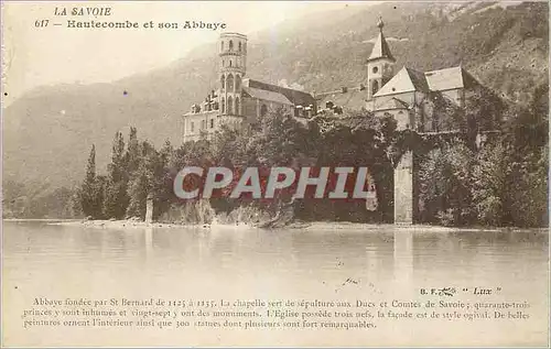 Ansichtskarte AK La Savoie Hautecombe et son Abbaye