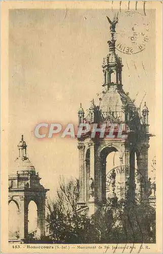Cartes postales Bonsecours (S Inf) Monument de Ste Jeanne d'Arc