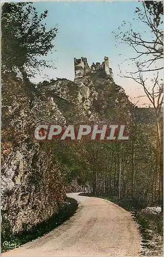 Cartes postales moderne Vallee de la Sioule Ruines du Chateau Rocher Construit au XIIIe s par les Seigneurs de Bourbon