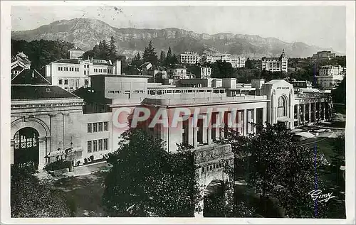 Moderne Karte Aix les Bains La Savoie Pittoresque Vue Generale Les Grands Hotels et le Mont Revard