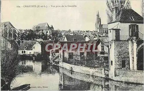 Cartes postales Chartres (E et L) Vue prise de la Courtille