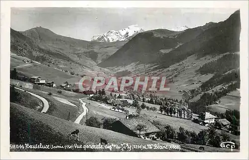 Cartes postales moderne Hauteluce (Savoie 1150) Vue Generale Joly (2290) et Mt Blanc (4807)