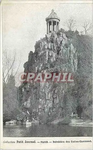 Cartes postales Paris Belvedere des Buttes Chaumont