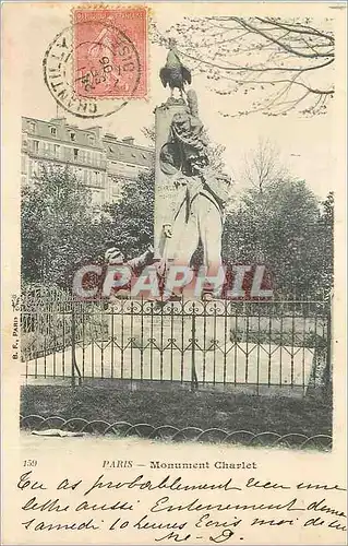 Ansichtskarte AK Paris Monument Charlet Militaria