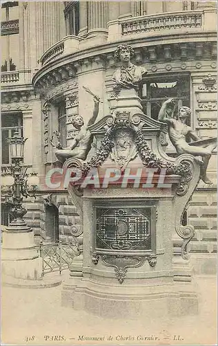 Ansichtskarte AK Paris Monument de Charles Garnier