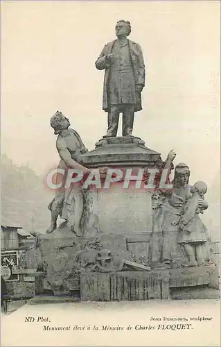 Ansichtskarte AK Monument eleve a la Memoire de Charles Floquet