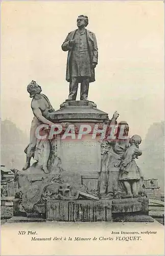 Ansichtskarte AK Monument eleve a la Memoire de Charles Floquet