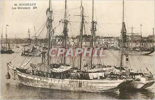 Cartes postales Bordeaux Les Morutiers Bateaux