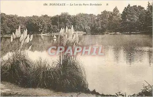 Ansichtskarte AK Bordeaux Le Lac du Parc Bordelais