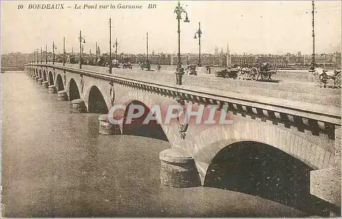 Cartes postales Bordeaux Le Pont sur la Garonne