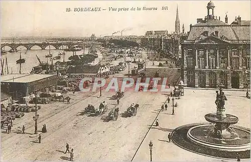 Ansichtskarte AK Bordeaux Vue prise de la Bourse