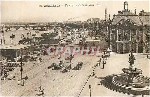 Cartes postales Bordeaux Vue prise de la Bourse
