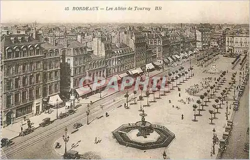 Cartes postales Bordeaux Les Allees de tourny