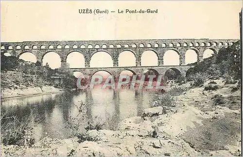 Ansichtskarte AK Uzes (Gard) Le Pont du Gard