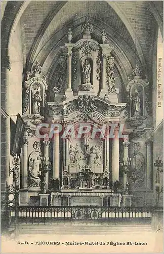 Cartes postales Thouars Maitre Autel de l'Eglise St Laon