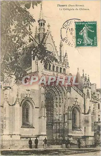 Cartes postales Thouars (Deux Sevres) La Collegiale du Chateau