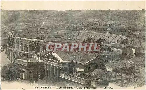 Cartes postales Nimes Les Arenes Vue Generale