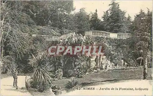 Cartes postales Nimes Jardin de la Fontaine