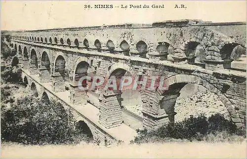 Cartes postales Nimes Le Pont du Gard