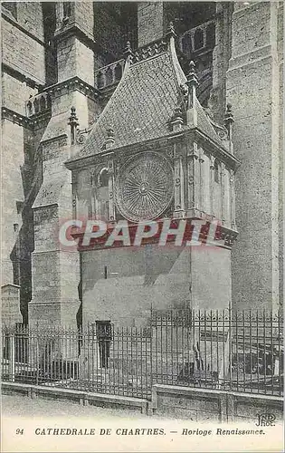 Ansichtskarte AK Cathedrale de Chartres Horloge Renaissance