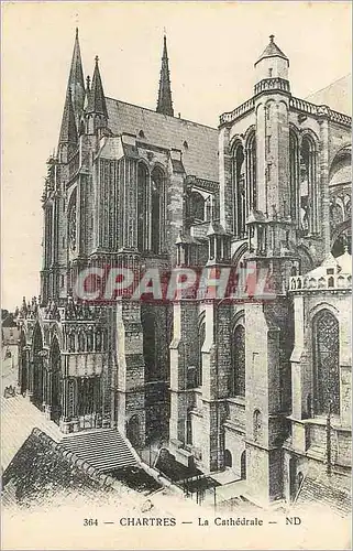 Cartes postales Cathedrale de Chartres
