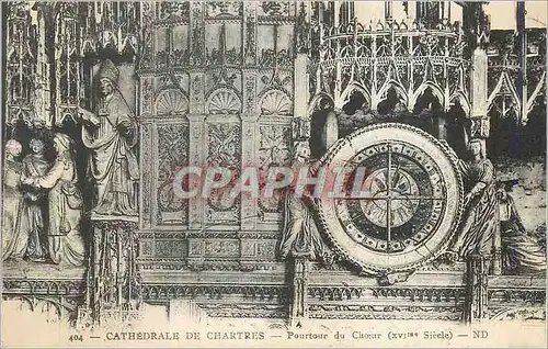 Ansichtskarte AK Cathedrale de Chartres Pourtour du Choeur (XVIme Siecle)