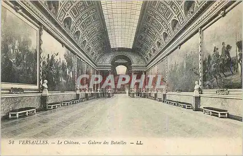 Cartes postales Versailles Le Chateau Galerie des Batailles