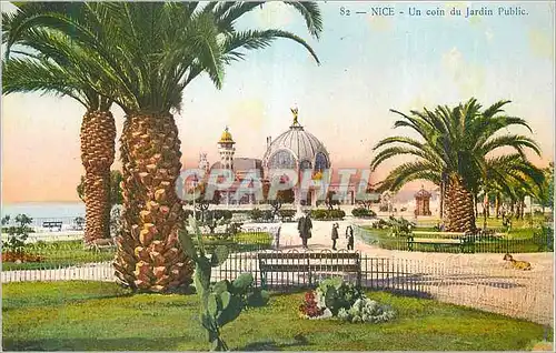 Cartes postales Nice Un Coin du Jardin Public