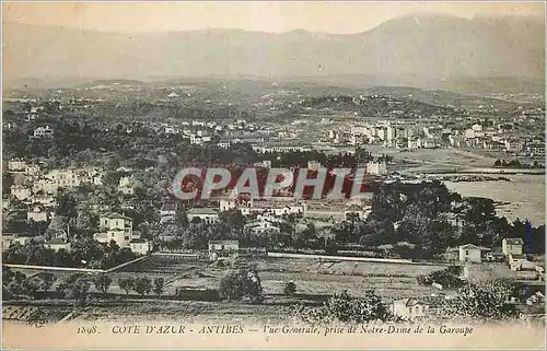 Cartes postales Antibes Cotte d'Azur Vue Generale prise de Notre Dame de la Garoupe