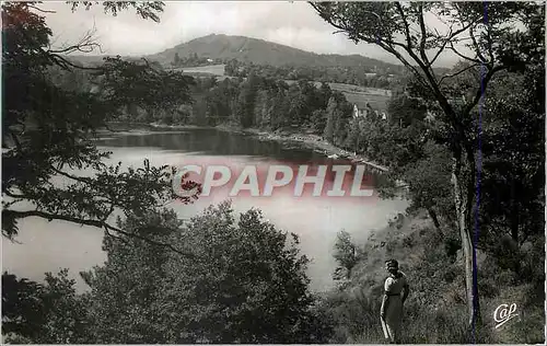 Moderne Karte L'Auvergne Gour de Tazenat