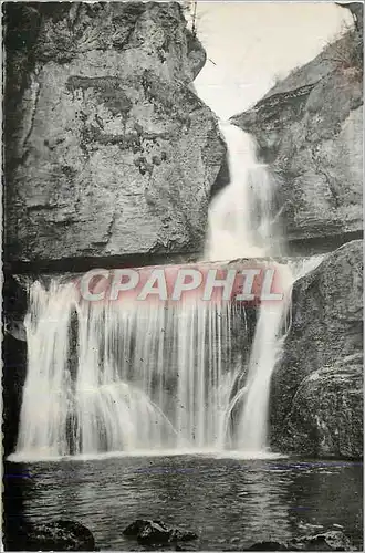 Moderne Karte Jura Touriste Cascade de la Billaude (pres Syam)