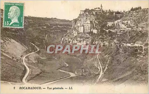 Cartes postales Rocamadour Vue Generale