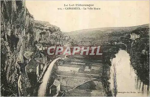 Cartes postales Cabrerets Le Lot Pittoresque La Ville Haute
