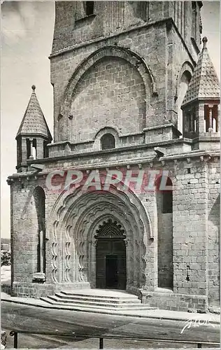 Cartes postales moderne La Souterraine (Creuse) Details du Portail et des Lanternes en Pierre de l'Eglise (XIe Siecle) P