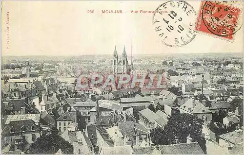 Ansichtskarte AK Moulins Vue Panoramique