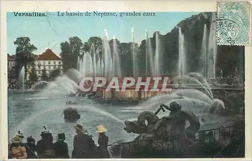 Ansichtskarte AK Versailles Le Bassin de Neptune Grandes Eaux