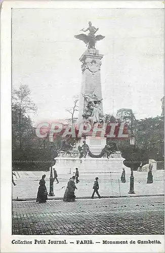 Cartes postales Paris Monument de Gambetta